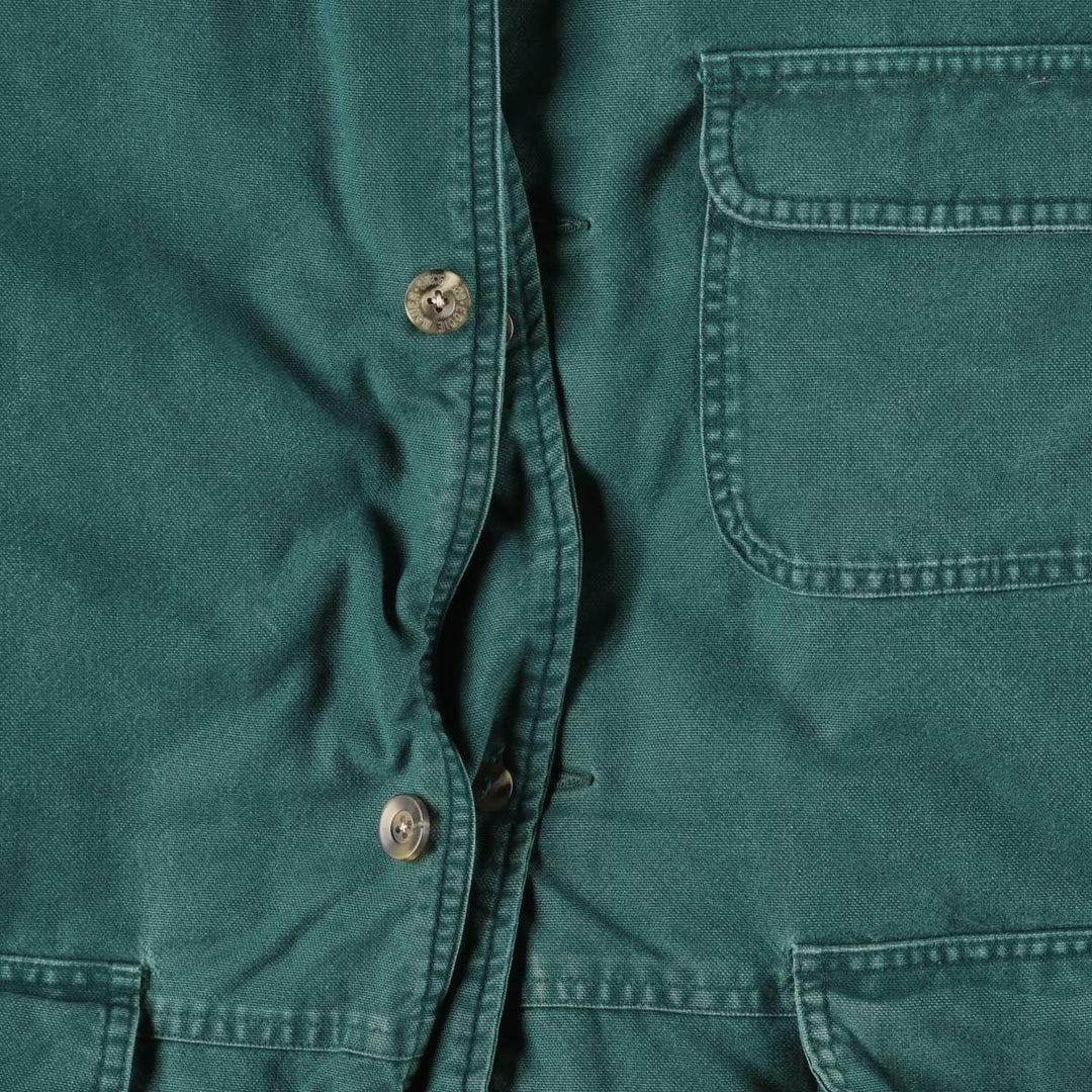 1990'S Eddie Bauer Hunting Jacket, Men's Size S (approx.) cotton green type Vintage Second Hand