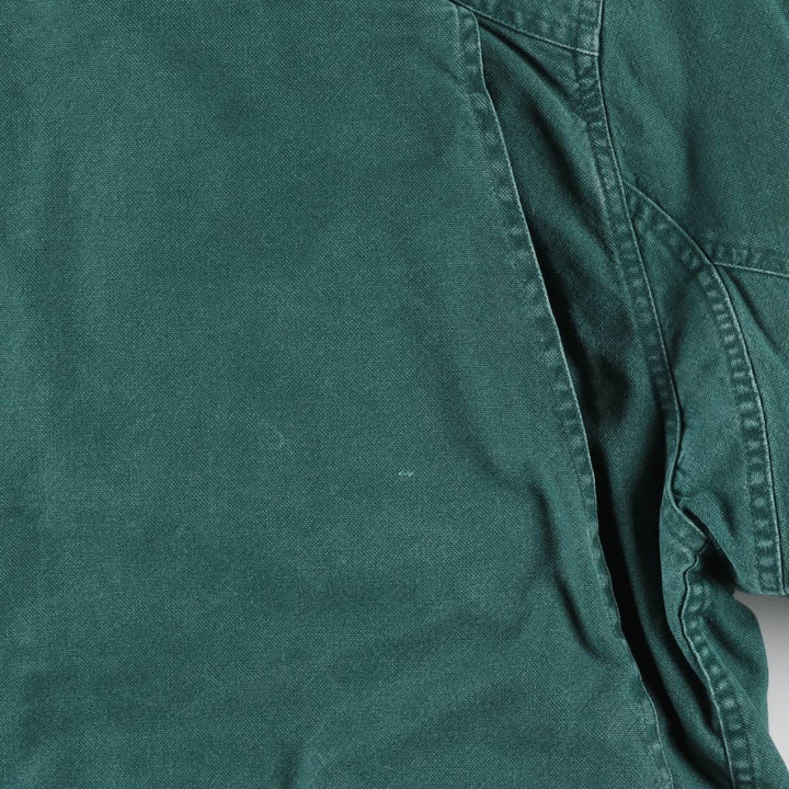 1990'S Eddie Bauer Hunting Jacket, Men's Size S (approx.) cotton green type Vintage Second Hand