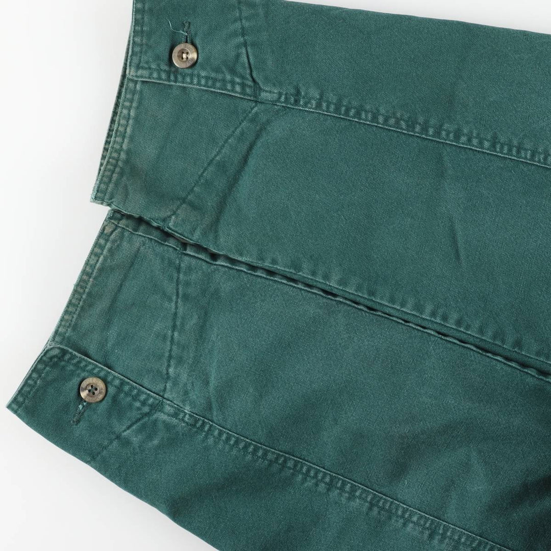 1990'S Eddie Bauer Hunting Jacket, Men's Size S (approx.) cotton green type Vintage Second Hand