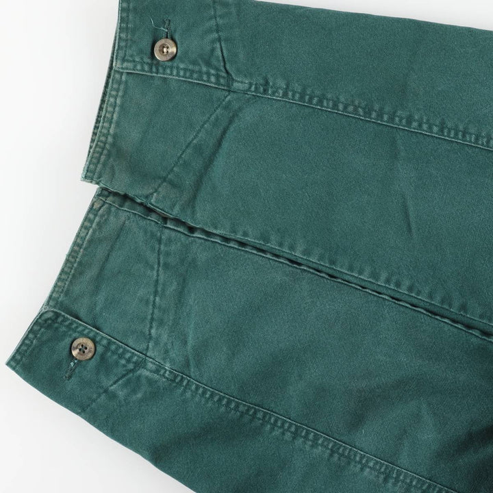 1990'S Eddie Bauer Hunting Jacket, Men's Size S (approx.) cotton green type Vintage Second Hand