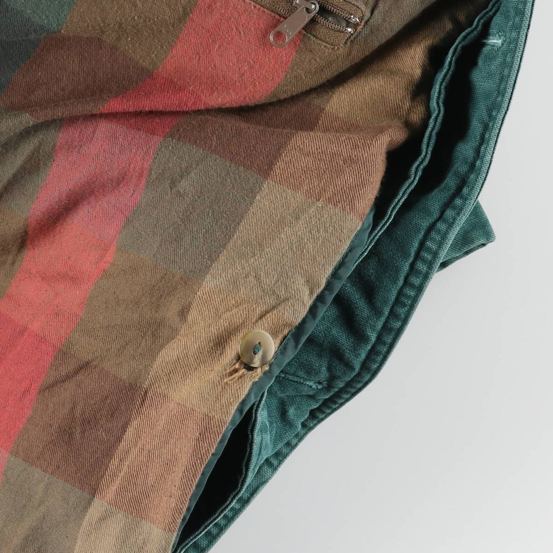 1990'S Eddie Bauer Hunting Jacket, Men's Size S (approx.) cotton green type Vintage Second Hand