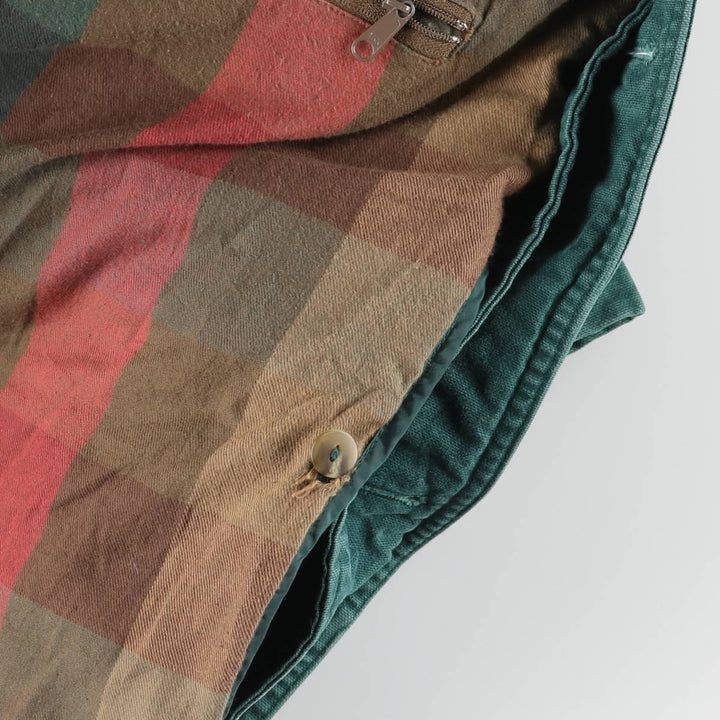 1990'S Eddie Bauer Hunting Jacket, Men's Size S (approx.) cotton green type Vintage Second Hand
