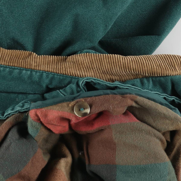 1990'S Eddie Bauer Hunting Jacket, Men's Size S (approx.) cotton green type Vintage Second Hand