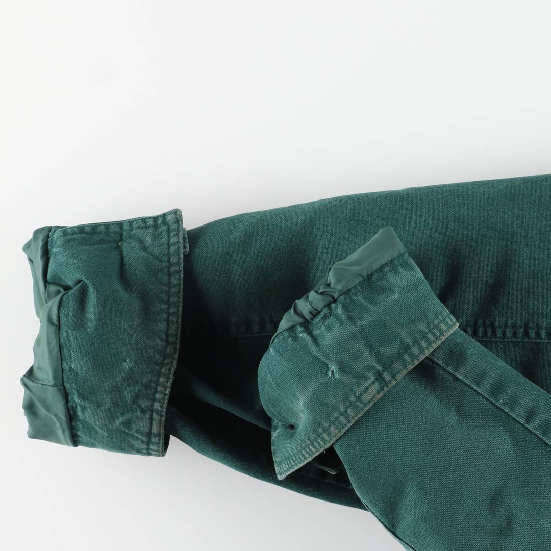 1990'S Eddie Bauer Hunting Jacket, Men's Size S (approx.) cotton green type Vintage Second Hand