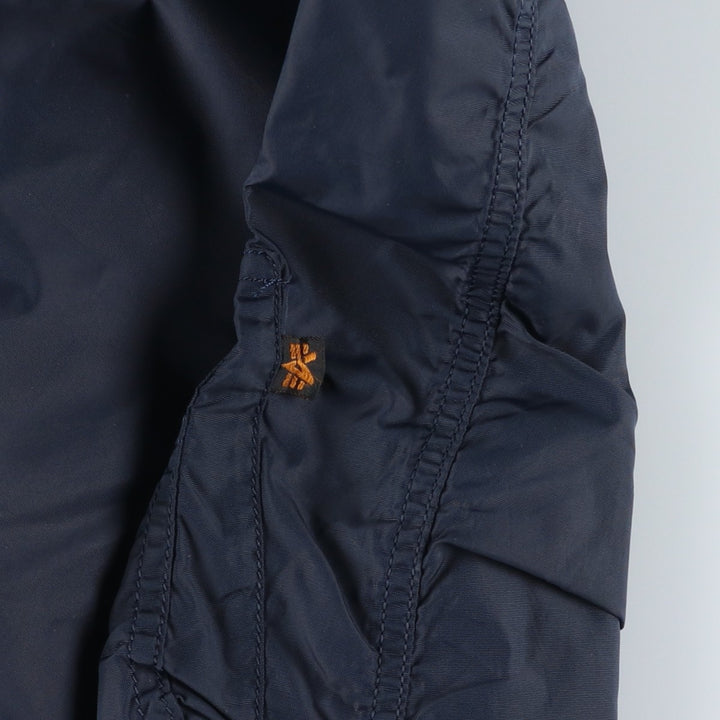 Civilian Alpha MA-1 Military Flight Jacket, Men's Size L Nylon black type Vintage Second Hand