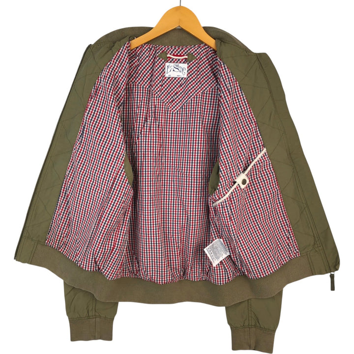 Civilian-made Levi's Euro Model Military Flight Jacket, Men's Size L (approx.) cotton Khaki type Vintage Second Hand