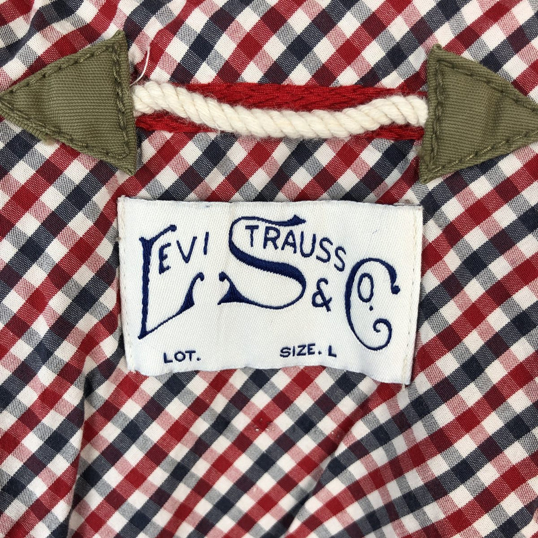 Civilian-made Levi's Euro Model Military Flight Jacket, Men's Size L (approx.) cotton Khaki type Vintage Second Hand