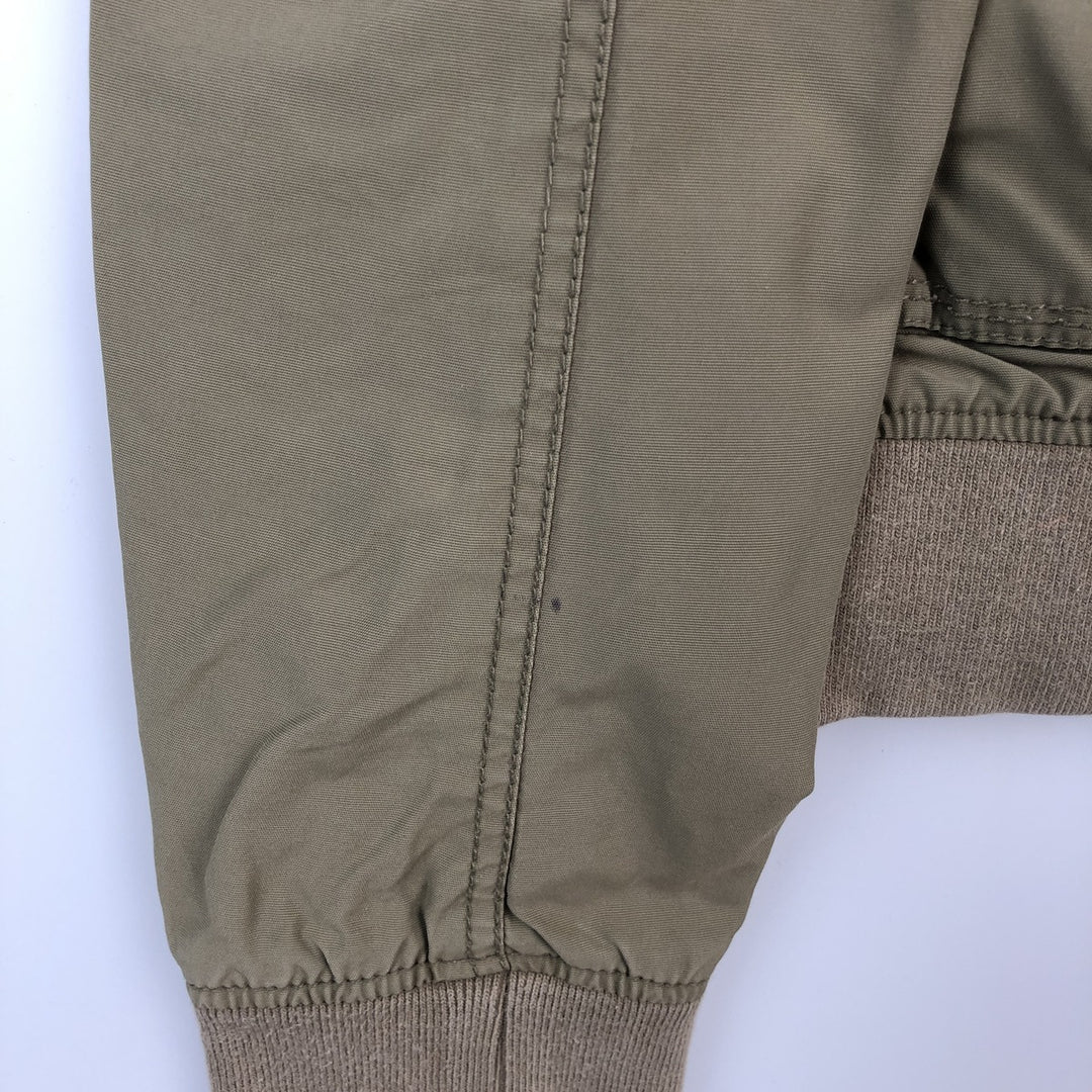 Civilian-made Levi's Euro Model Military Flight Jacket, Men's Size L (approx.) cotton Khaki type Vintage Second Hand