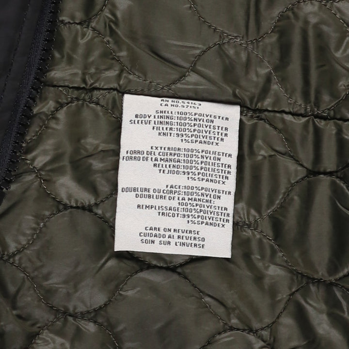 Levi's MA-1 type padded military flight jacket, men's size S equivalent. polyester black type Vintage Second Hand