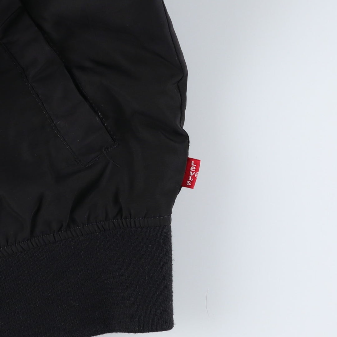 Levi's MA-1 type padded military flight jacket, men's size S equivalent. polyester black type Vintage Second Hand