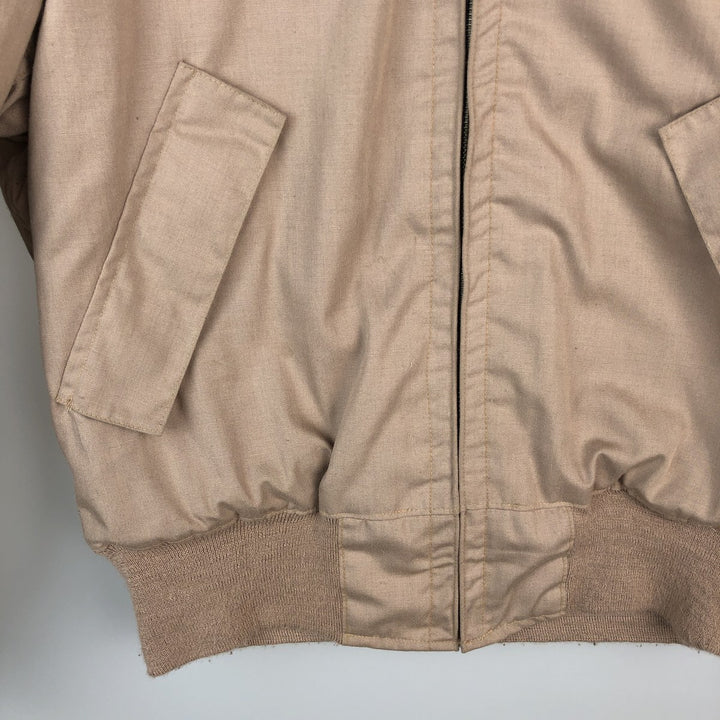 1990'S US Military Issue CVC Nomex Tanker Jacket, Made in USA, Men's Size M (Equivalent), Vintage Aramid Khaki type beige Vintage Second Hand