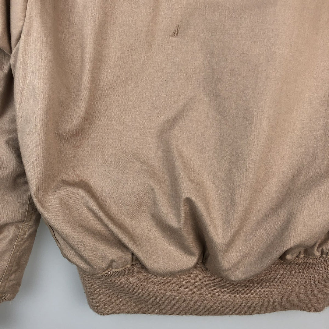 1990'S US Military Issue CVC Nomex Tanker Jacket, Made in USA, Men's Size M (Equivalent), Vintage Aramid Khaki type beige Vintage Second Hand