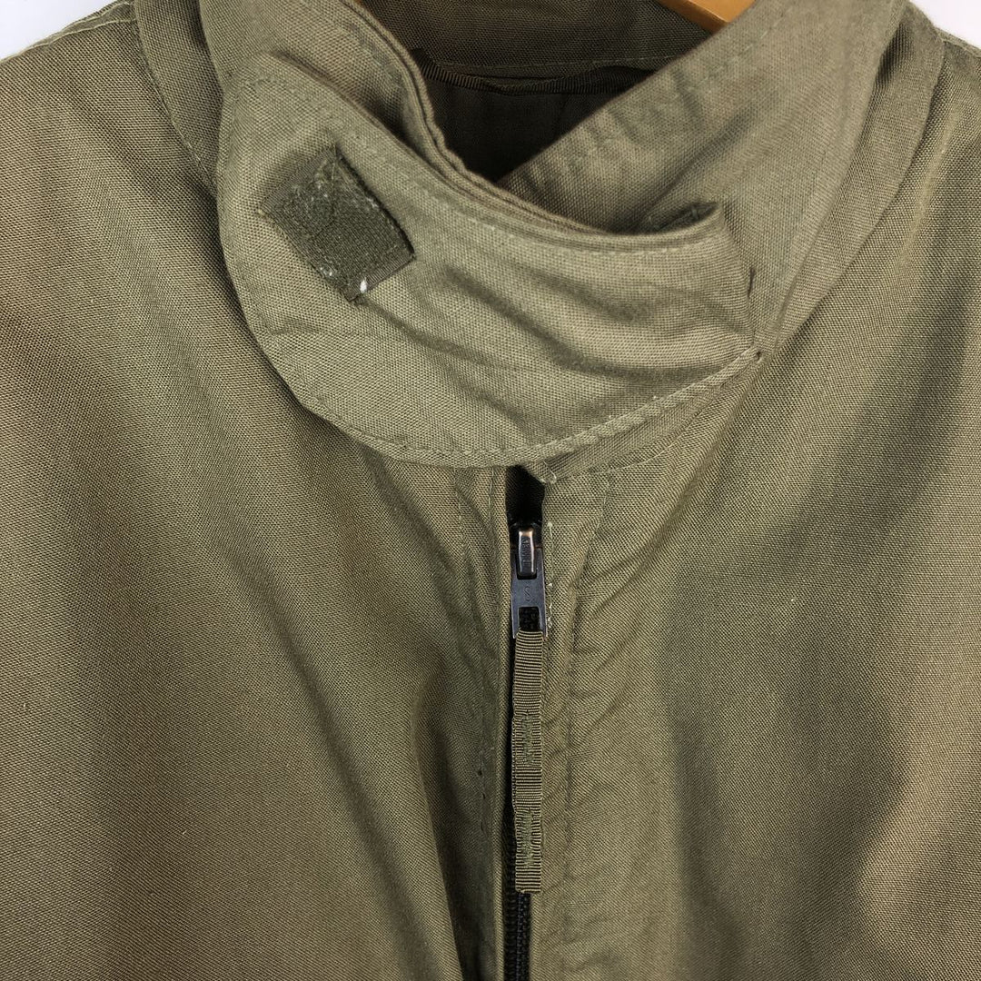 1980'S US Military Issue CVC Nomex Tanker Jacket, Made in USA, Men's Size M (Equivalent), Vintage Aramid Khaki type Vintage Second Hand