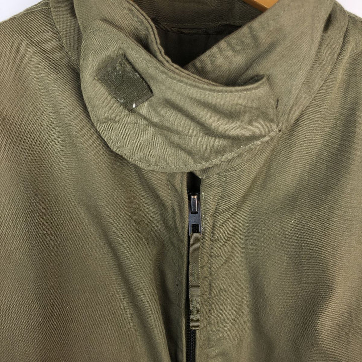 1980'S US Military Issue CVC Nomex Tanker Jacket, Made in USA, Men's Size M (Equivalent), Vintage Aramid Khaki type Vintage Second Hand