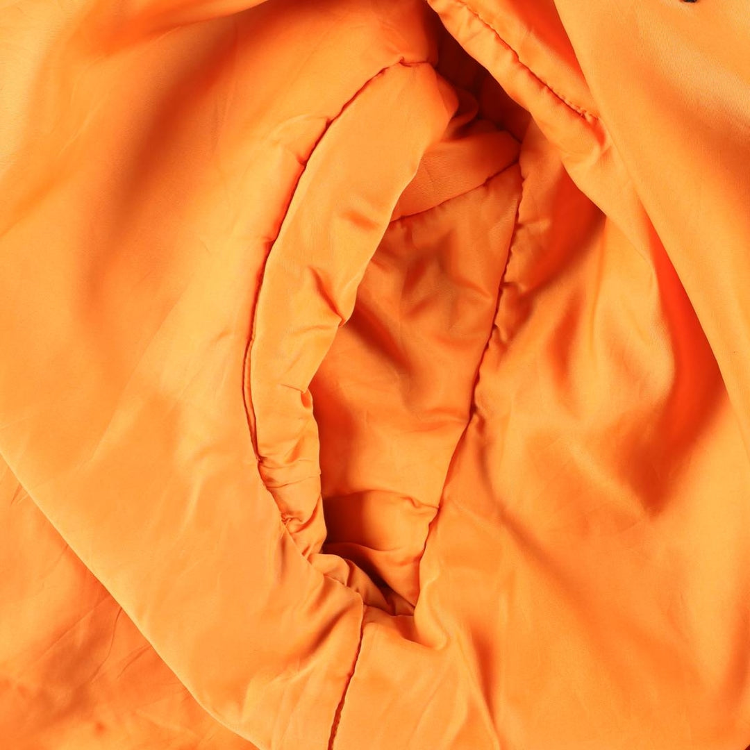 Schott MA-1 type padded military flight jacket, men's size L equivalent. Nylon black type Vintage Second Hand