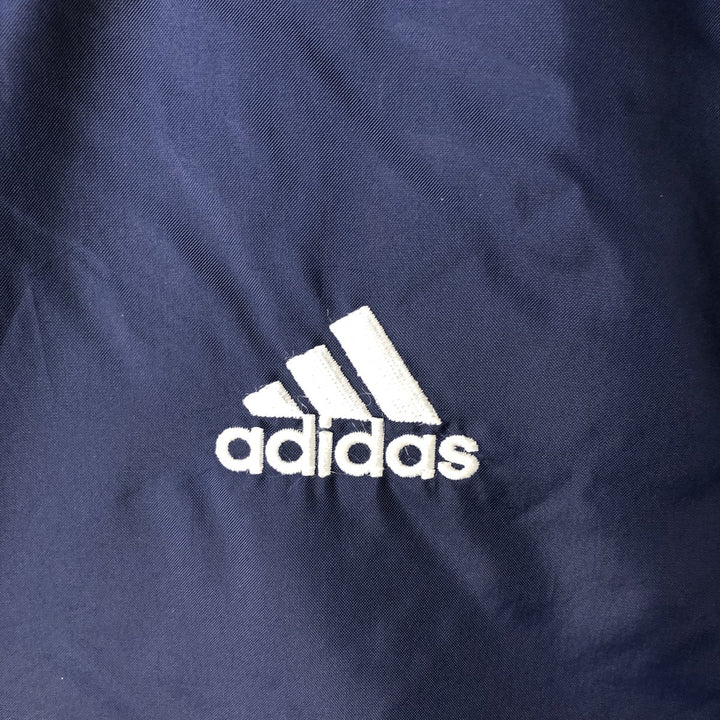 2000'S Adidas V-neck warm-up pullover, men's size XXL unclear navy blue type Vintage Second Hand