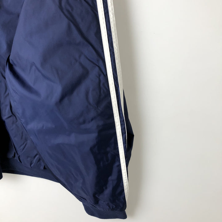 2000'S Adidas V-neck warm-up pullover, men's size XXL unclear navy blue type Vintage Second Hand