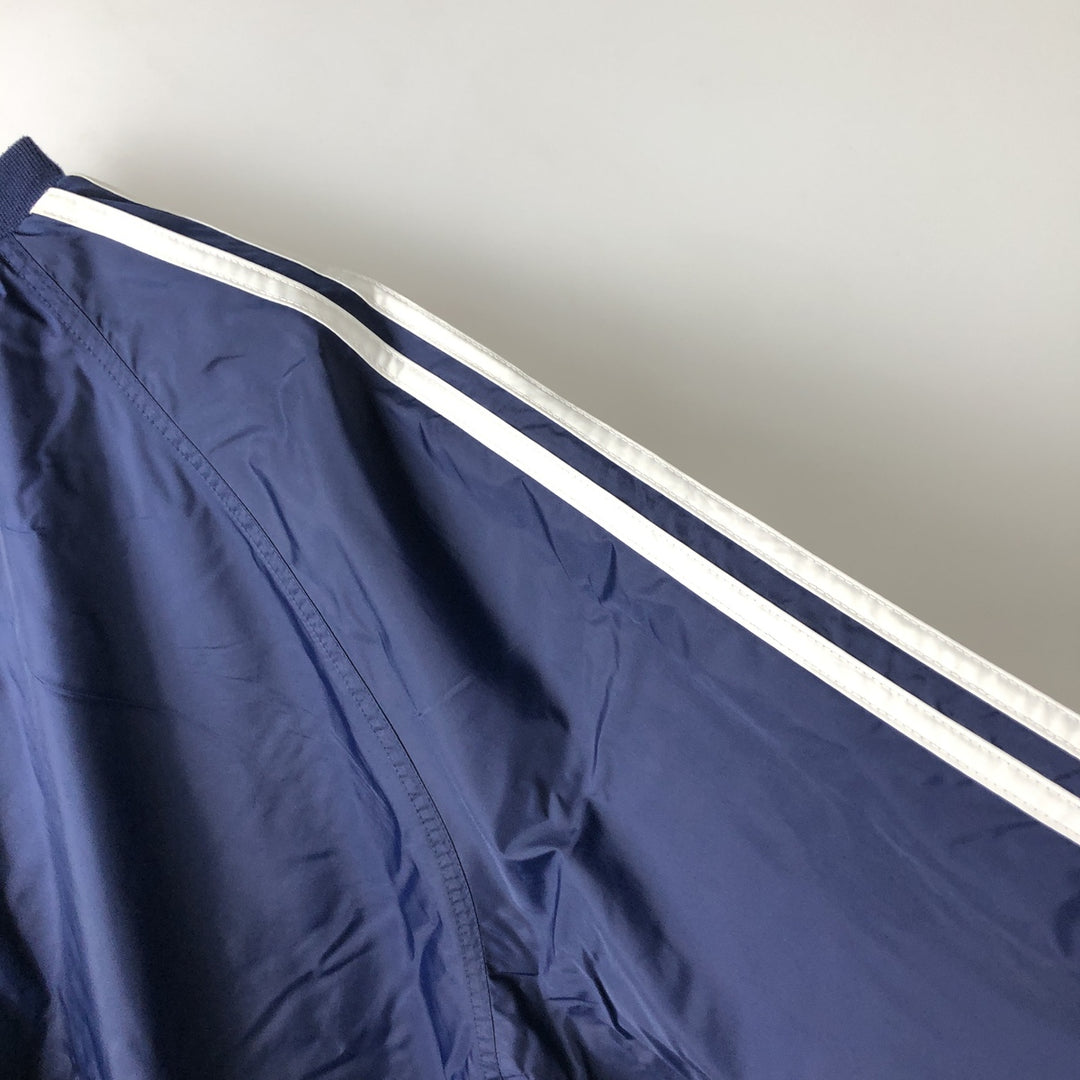 2000'S Adidas V-neck warm-up pullover, men's size XXL unclear navy blue type Vintage Second Hand
