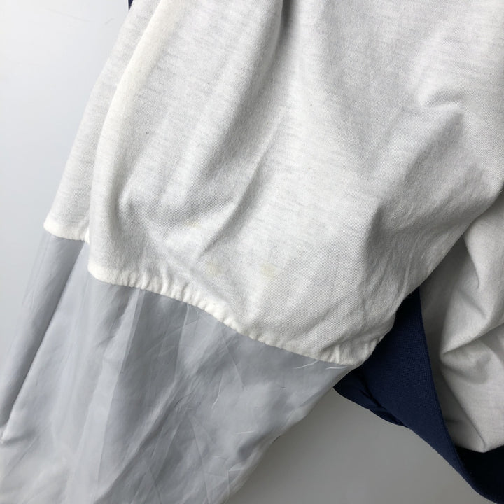 2000'S Adidas V-neck warm-up pullover, men's size XXL unclear navy blue type Vintage Second Hand