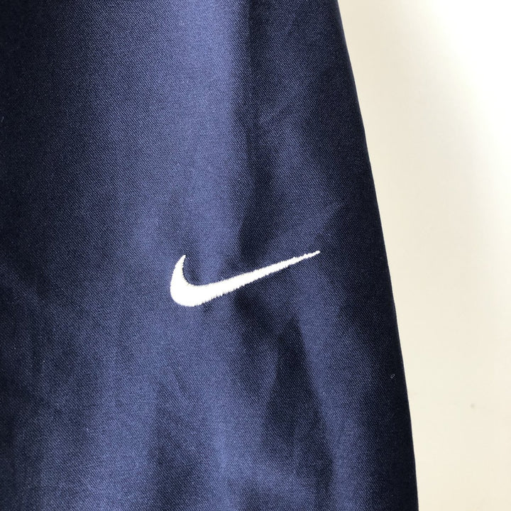 Nike Golf V-neck warm-up pullover, men's size L polyester navy blue type Vintage Second Hand