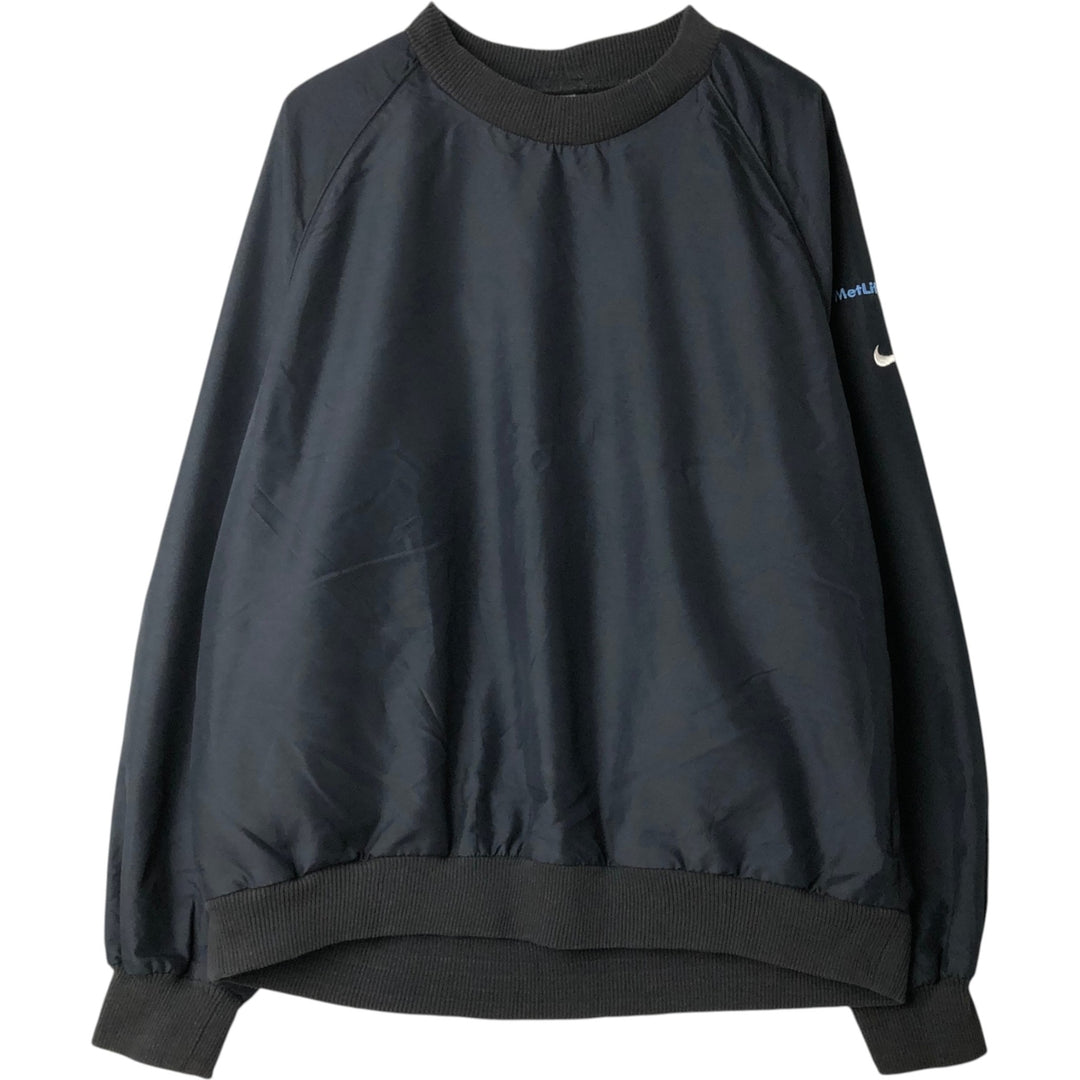 Nike Golf Nylon Pullover, Men's Size L (approx.) polyester black type Vintage Second Hand