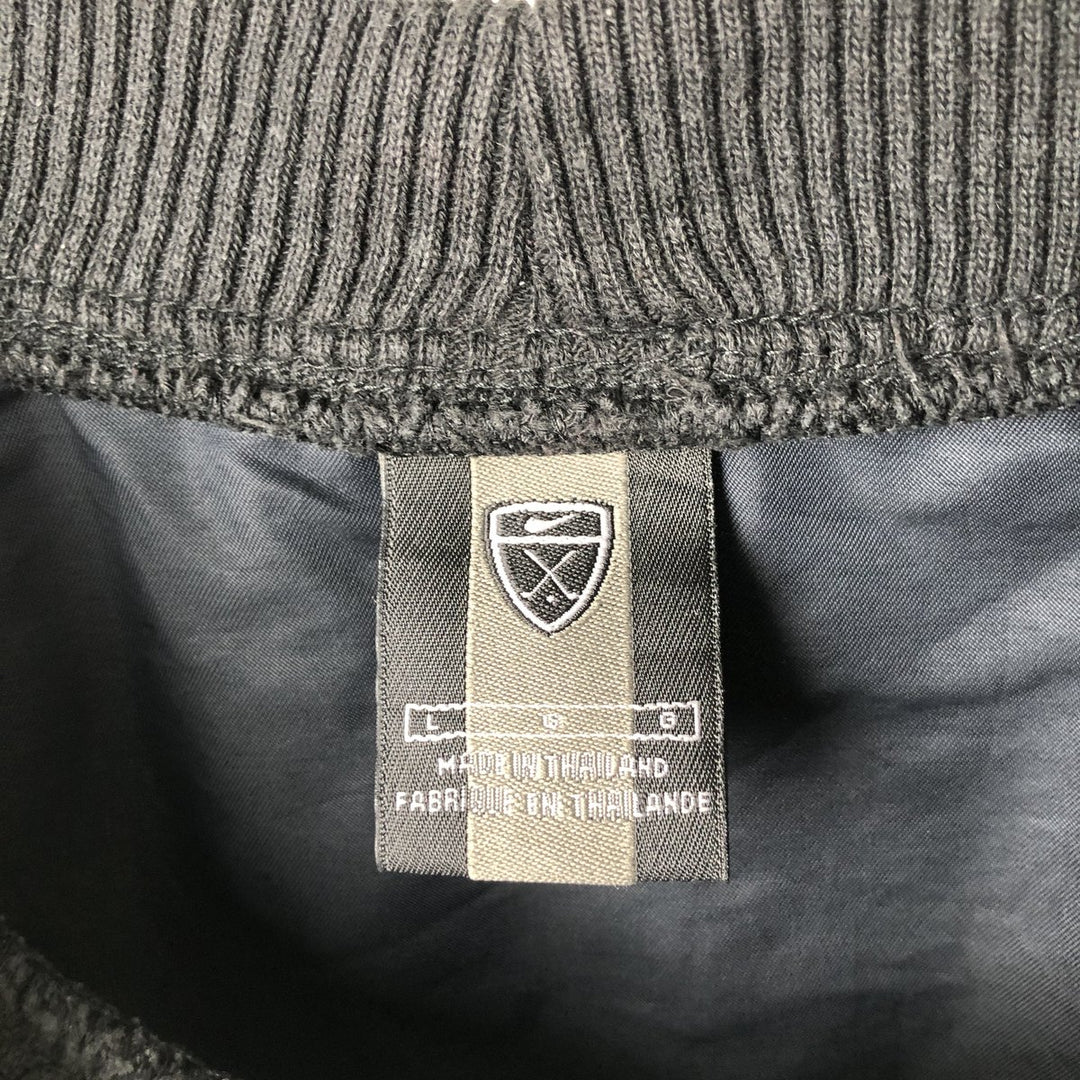 Nike Golf Nylon Pullover, Men's Size L (approx.) polyester black type Vintage Second Hand