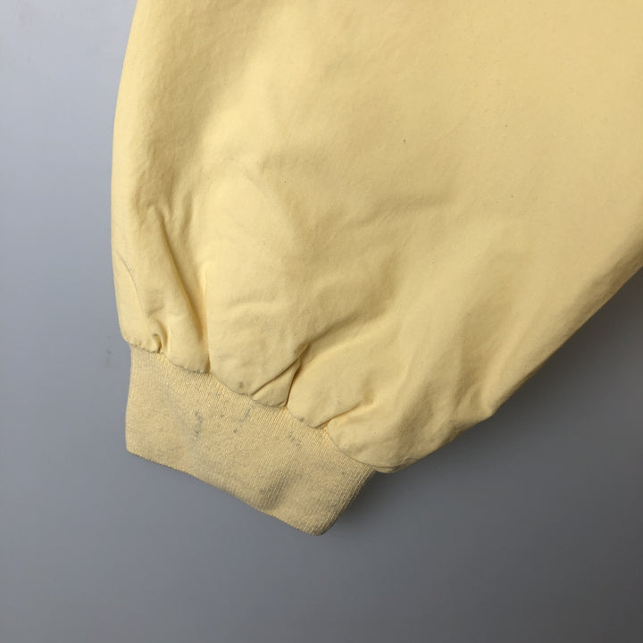 Ralph Lauren POLO GOLF collared V-neck warm-up pullover, men's size M equivalent. cotton yellow type Vintage Second Hand