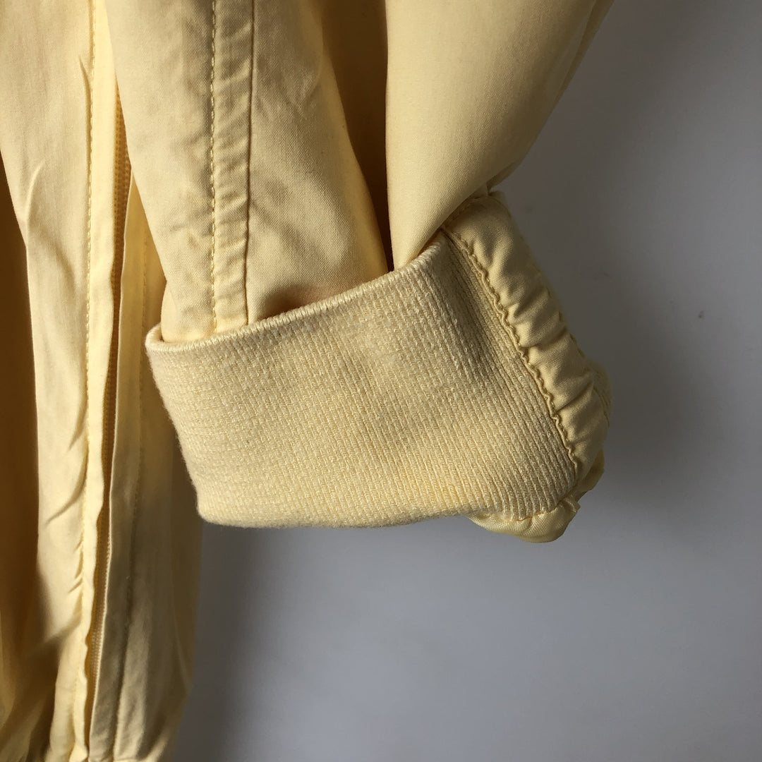 Ralph Lauren POLO GOLF collared V-neck warm-up pullover, men's size M equivalent. cotton yellow type Vintage Second Hand