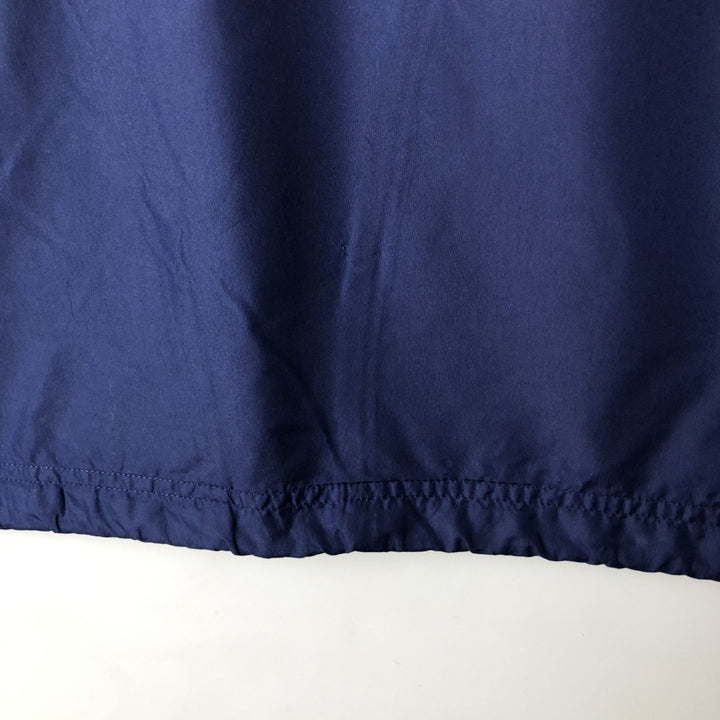 90s-era Adidas Half-Snap Warm-Up Pullover, Men's Size S (approx.) polyester navy blue type Vintage Second Hand