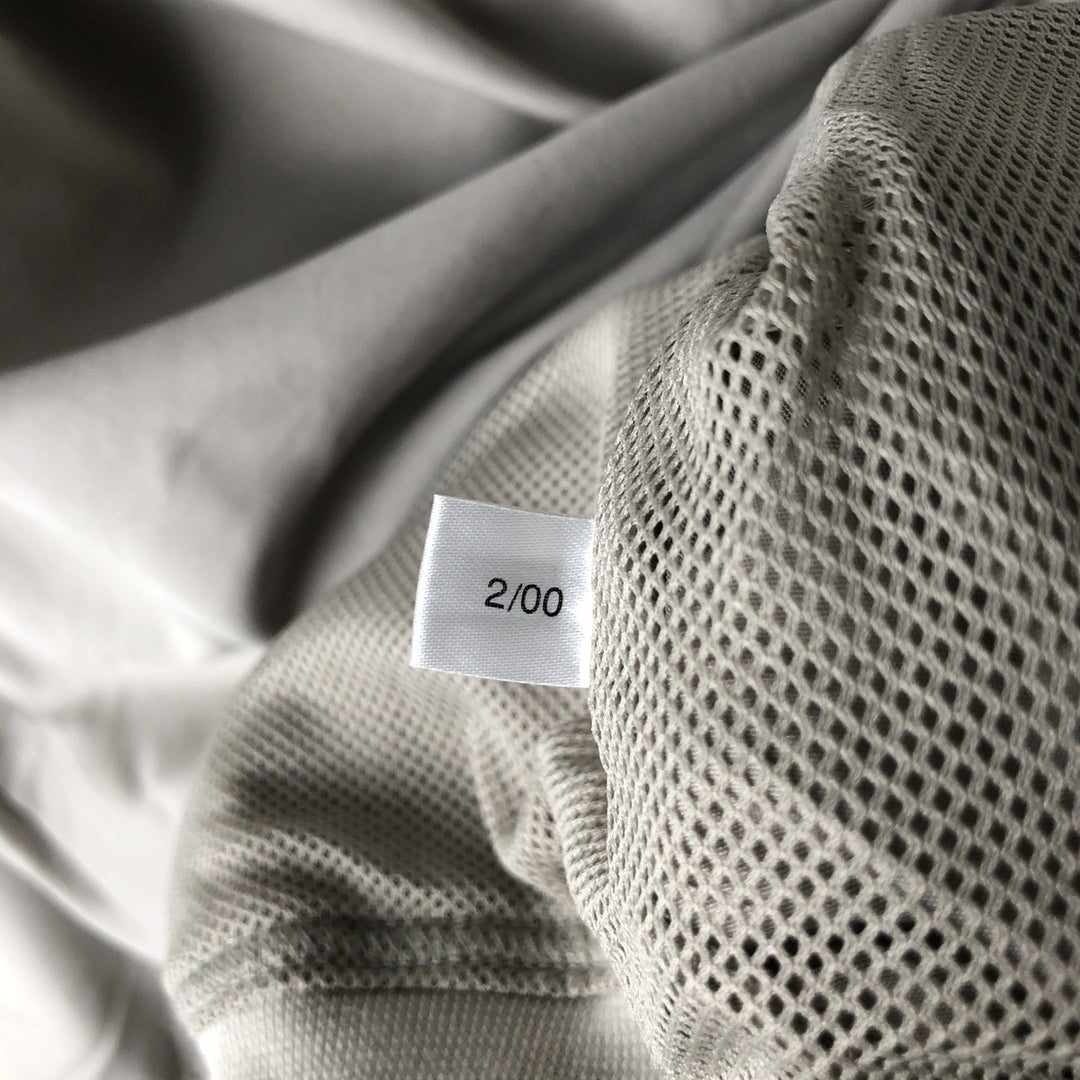 2000'S Adidas V-neck warm-up pullover, men's size S (approx.) polyester Beige type Vintage Second Hand