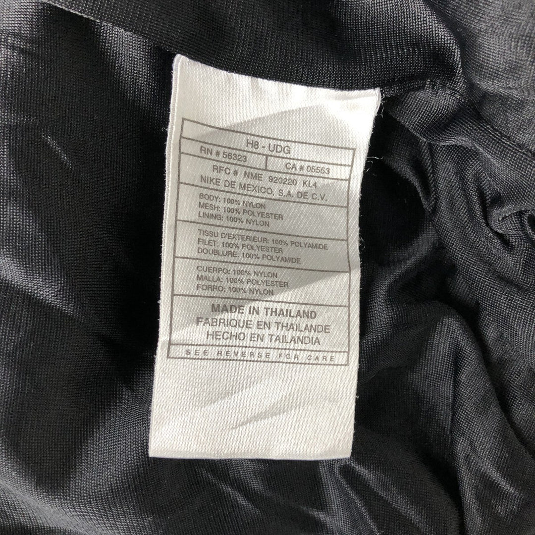 90'S Nike V-neck nylon pullover, men's XL size, vintage Nylon Green type dark green Vintage Second Hand