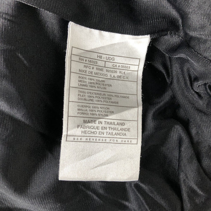 90'S Nike V-neck nylon pullover, men's XL size, vintage Nylon Green type dark green Vintage Second Hand