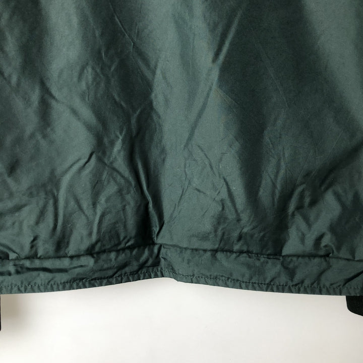 90'S Nike V-neck nylon pullover, men's XL size, vintage Nylon Green type dark green Vintage Second Hand