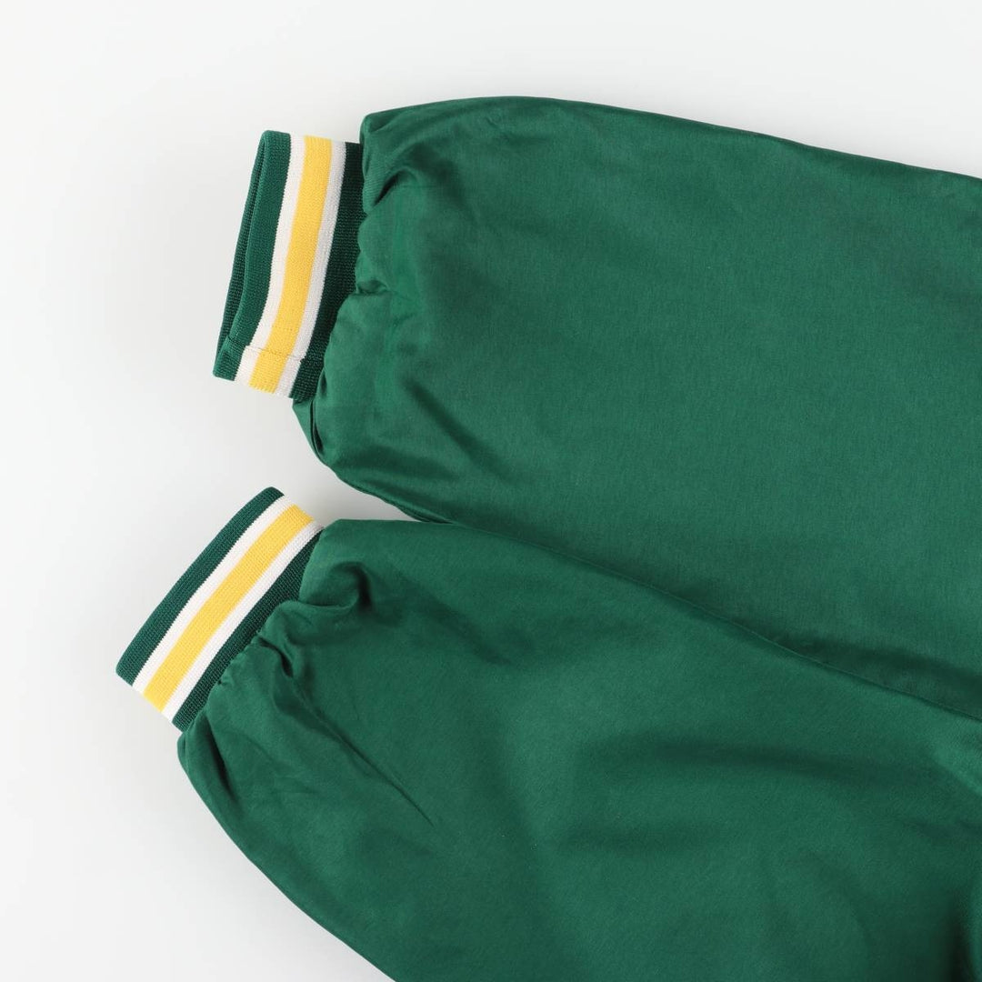 90'S Reebok NFL Green Bay Packers V-neck Warm-up Pullover (Men's XL equivalent) polyester green type Vintage Second Hand