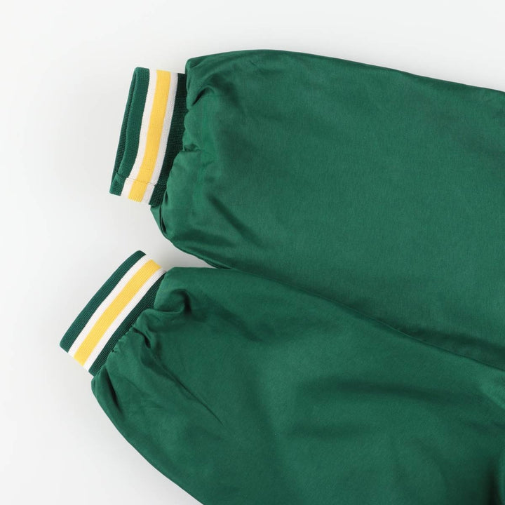 90'S Reebok NFL Green Bay Packers V-neck Warm-up Pullover (Men's XL equivalent) polyester green type Vintage Second Hand