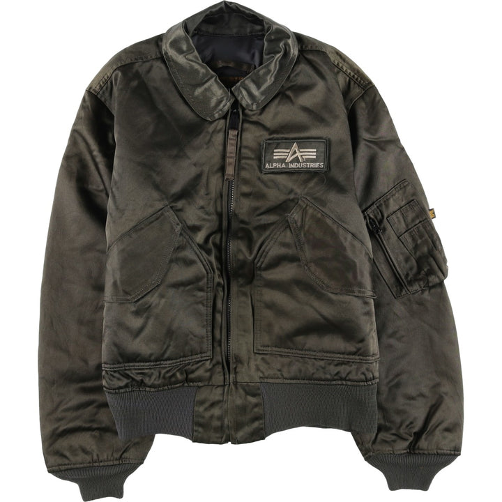 Civilian Alpha CWU-45 Nylon Khaki type Vintage Second Hand