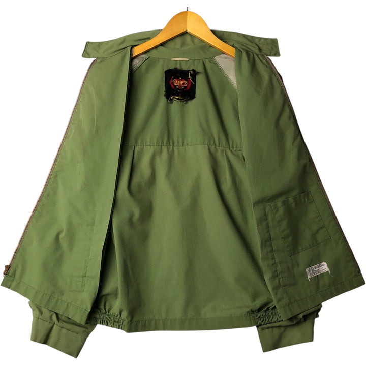 ~90'S Campus Harrington Jacket Swing Top, Men's Size L unclear green type yellow green Vintage Second Hand