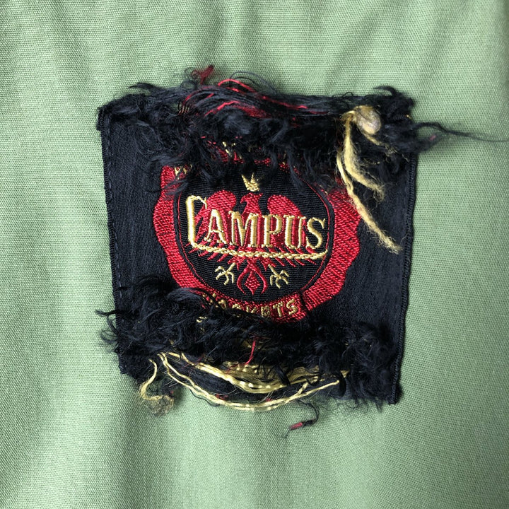 ~90'S Campus Harrington Jacket Swing Top, Men's Size L unclear green type yellow green Vintage Second Hand