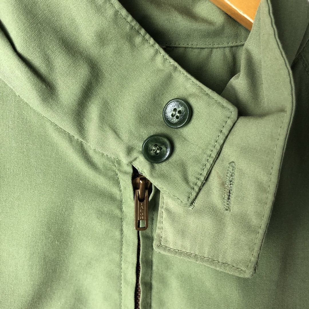~90'S Campus Harrington Jacket Swing Top, Men's Size L unclear green type yellow green Vintage Second Hand