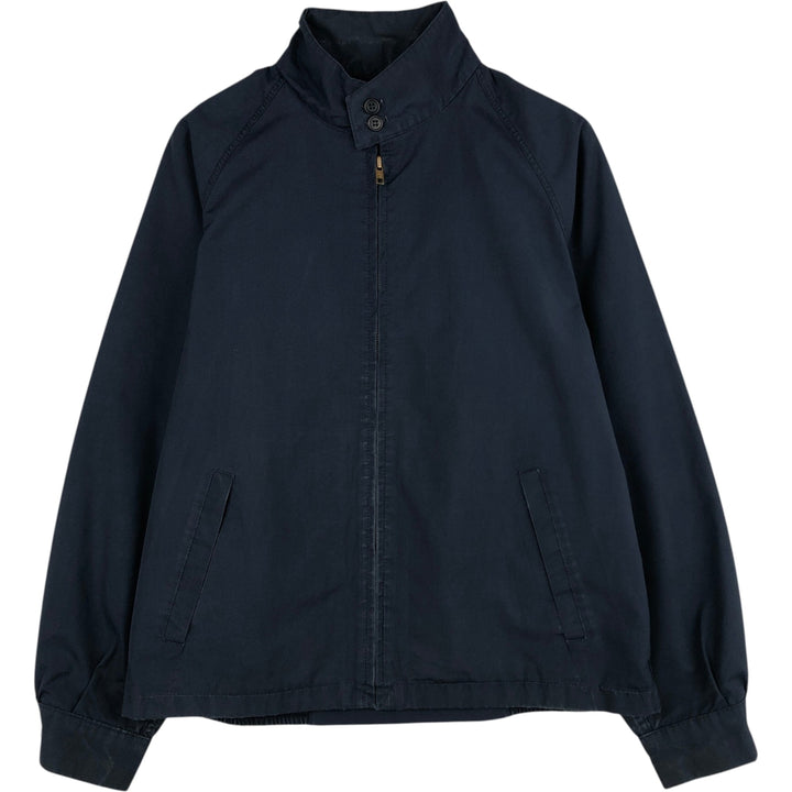 1970'S English Squire Harrington Jacket Swing Top, Made in USA, Men's Size L (Equivalent), Vintage polyester navy blue type Vintage Second Hand