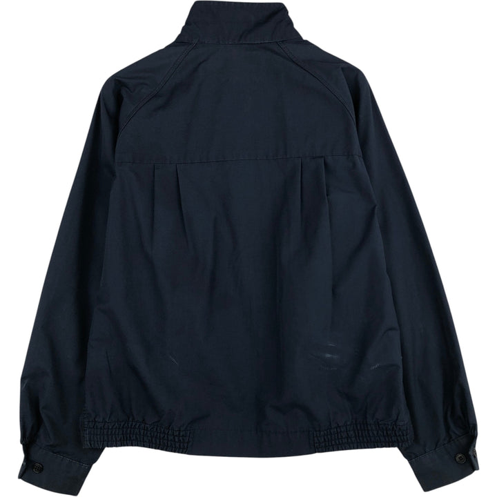 1970'S English Squire Harrington Jacket Swing Top, Made in USA, Men's Size L (Equivalent), Vintage polyester navy blue type Vintage Second Hand