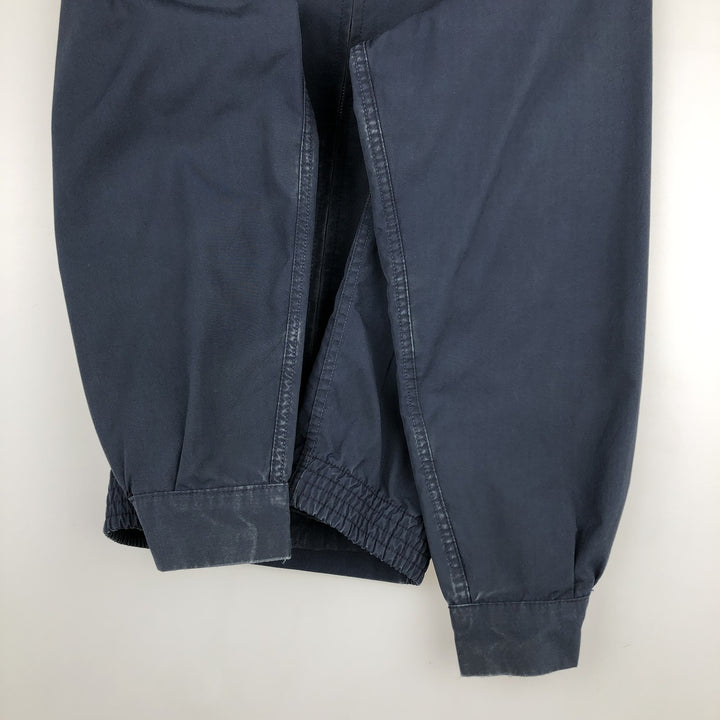 1970'S English Squire Harrington Jacket Swing Top, Made in USA, Men's Size L (Equivalent), Vintage polyester navy blue type Vintage Second Hand