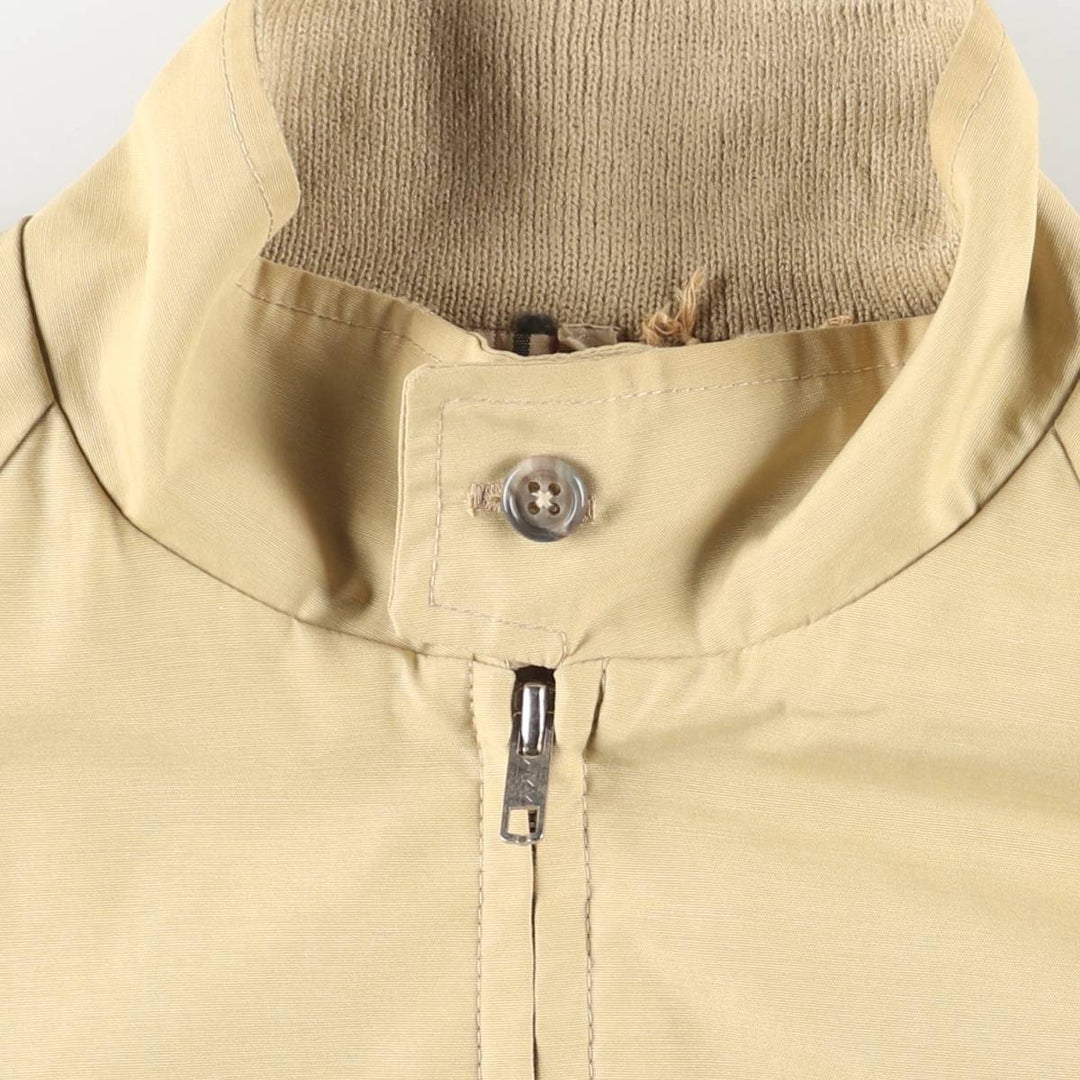 ~1980'S Perlmans Harrington Jacket Swing Top, Men's Size L (approx.), Vintage polyester Beige type Vintage Second Hand