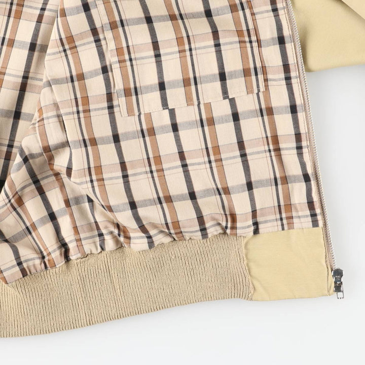 ~1980'S Perlmans Harrington Jacket Swing Top, Men's Size L (approx.), Vintage polyester Beige type Vintage Second Hand