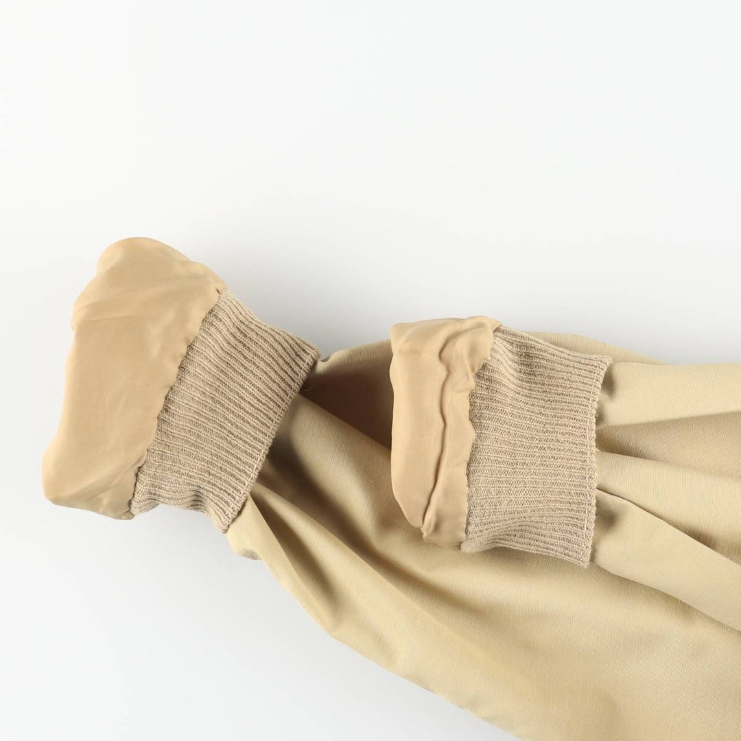 ~1980'S Perlmans Harrington Jacket Swing Top, Men's Size L (approx.), Vintage polyester Beige type Vintage Second Hand