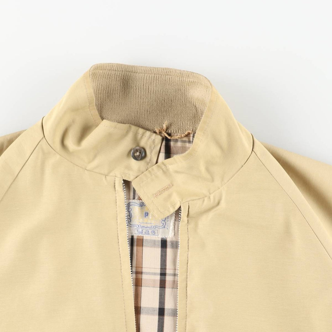 ~1980'S Perlmans Harrington Jacket Swing Top, Men's Size L (approx.), Vintage polyester Beige type Vintage Second Hand