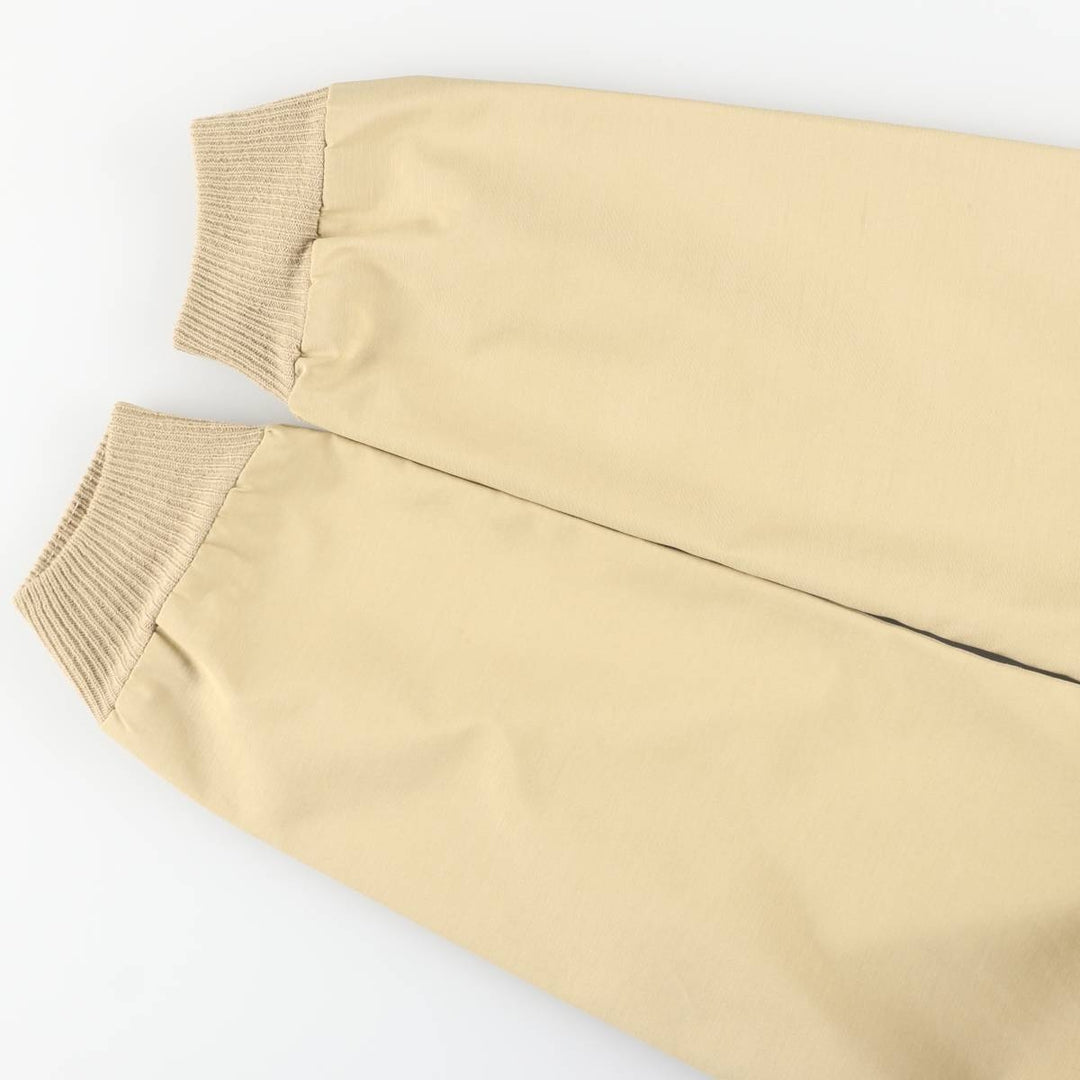 ~1980'S Perlmans Harrington Jacket Swing Top, Men's Size L (approx.), Vintage polyester Beige type Vintage Second Hand