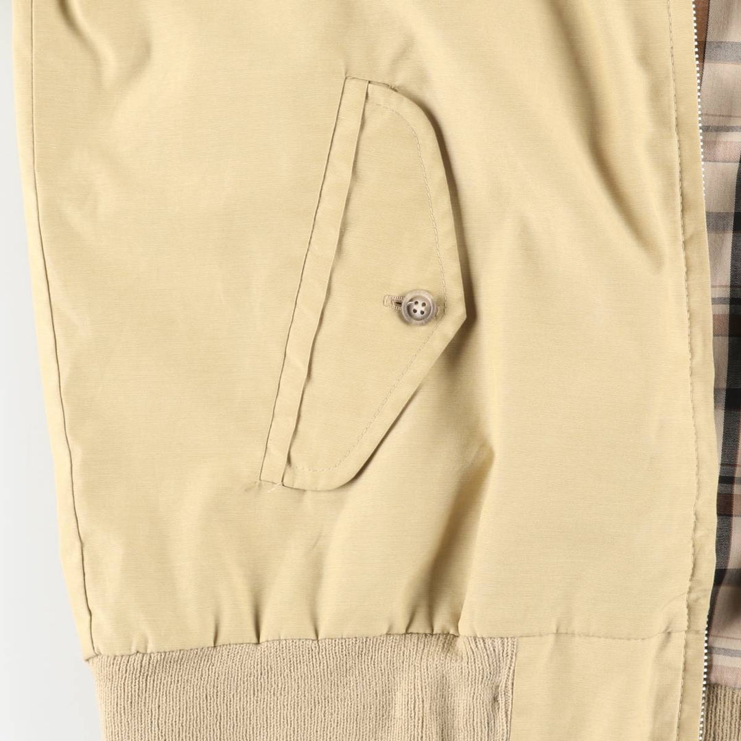 ~1980'S Perlmans Harrington Jacket Swing Top, Men's Size L (approx.), Vintage polyester Beige type Vintage Second Hand