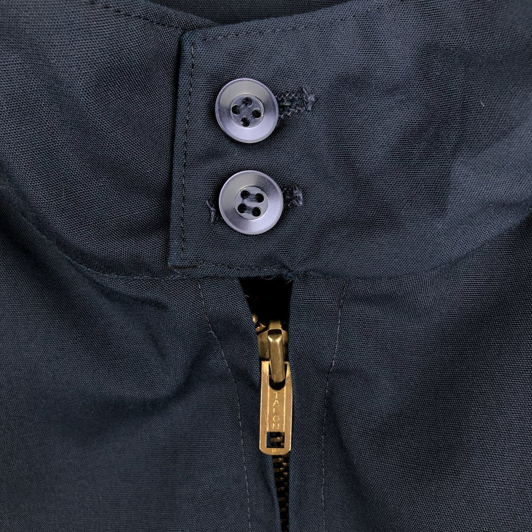 1960s-1970'S Sears Sportswear Perma-Presto Harrington Jacket Swing Top, Men's Size M (approx.), Vintage Dacron Polyester navy blue type Vintage Second Hand