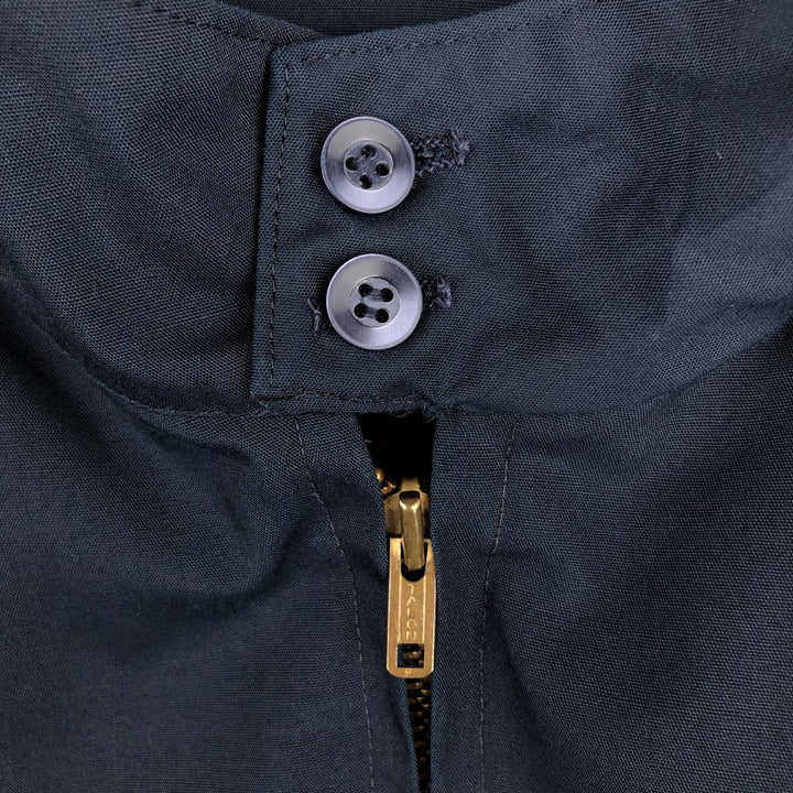 1960s-1970'S Sears Sportswear Perma-Presto Harrington Jacket Swing Top, Men's Size M (approx.), Vintage Dacron Polyester navy blue type Vintage Second Hand